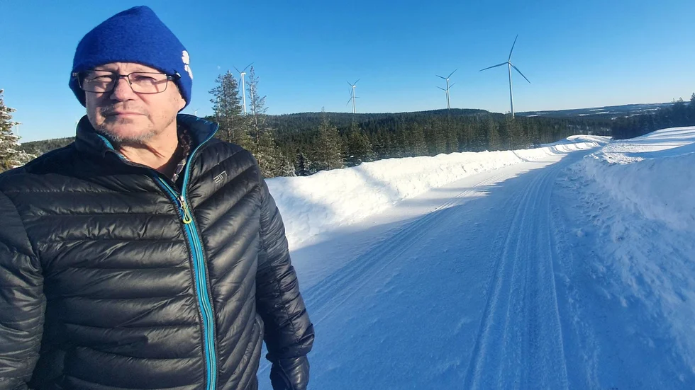 Aldermyrbergets vindkraftspark påverkar renskötseln för Svaipa sameby, där Ingemar Israelsson är talesperson.