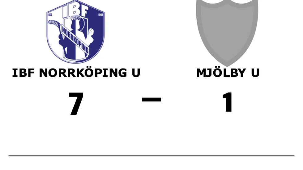 IBF Norrköping U-lag vann mot Mjölby IBK U-lag