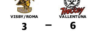 Förlust för Visby/Roma hemma mot Vallentuna