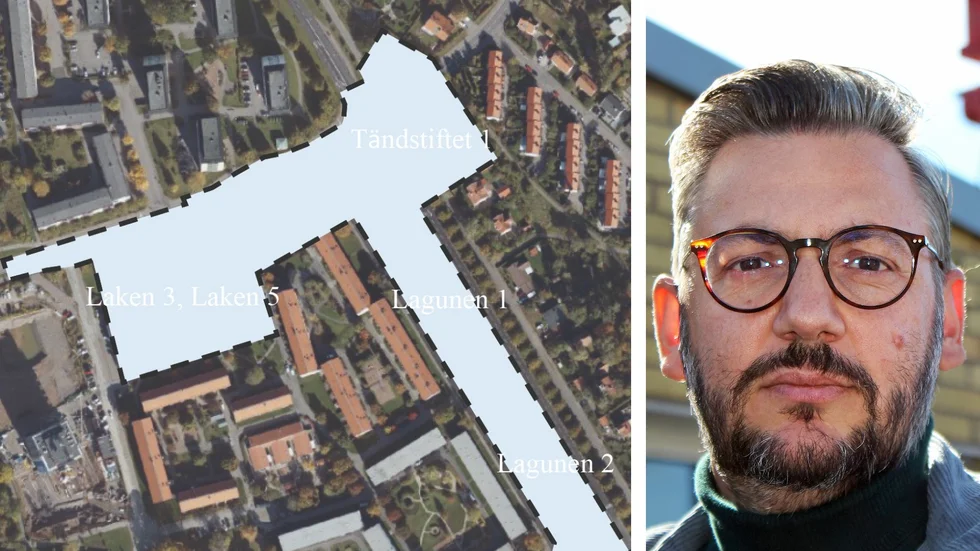 Byggplanerna i Berga kan komma att utökas längs med Vistvägen. "En satsning på Berga är oerhört välkommen", säger Muharrem Demirok (C).