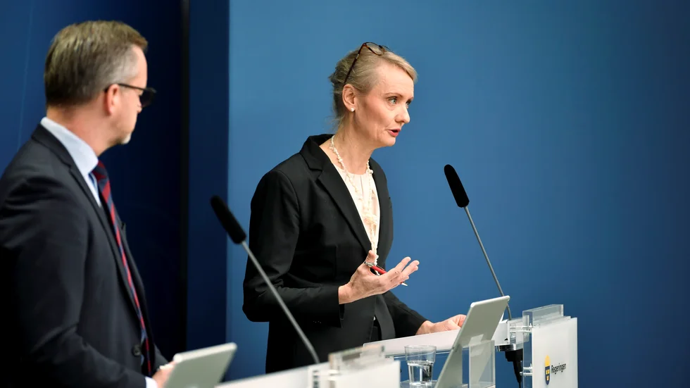 Generaldirektören Karin Tegmark Wisell verkar sakna korrekturläsare.