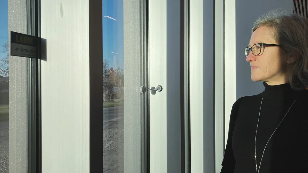 Karin Karlström är HR-strateg och utbildad psykolog. Nyligen vann hon pris för sitt arbete att uppmärksamma våld i hemmet. 