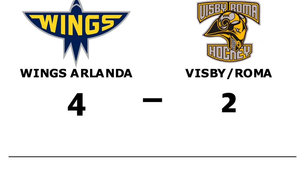 Wings HC Arlanda vann mot Visby/Roma HK