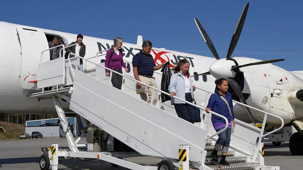 I april sågs ökning Allt fler väljer att flyga mellan Lycksele och Stockholm