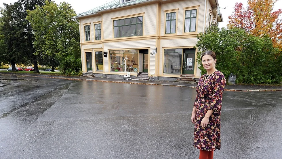 Samira Haidic framför Gula villan. Arkivbild: Jeanette Lövgren