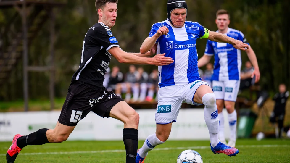 Filip Olsson i matchen mot Sarpsborg. 