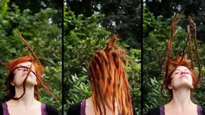 Britta Renman har haft dreadlocks i fyra år. Hon upplever att det är fler som vänder sig om och tittar utomlands än hemma i Sverige.