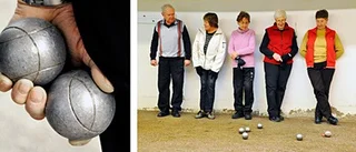 De spelar boule året om
