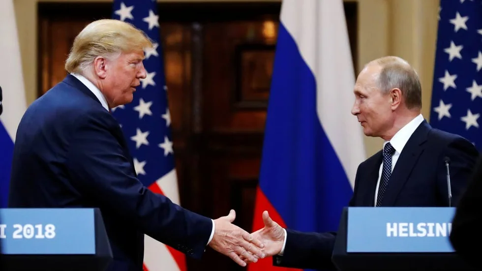 Donald Trump och Vladimir Putin träffades igår i Helsingfors