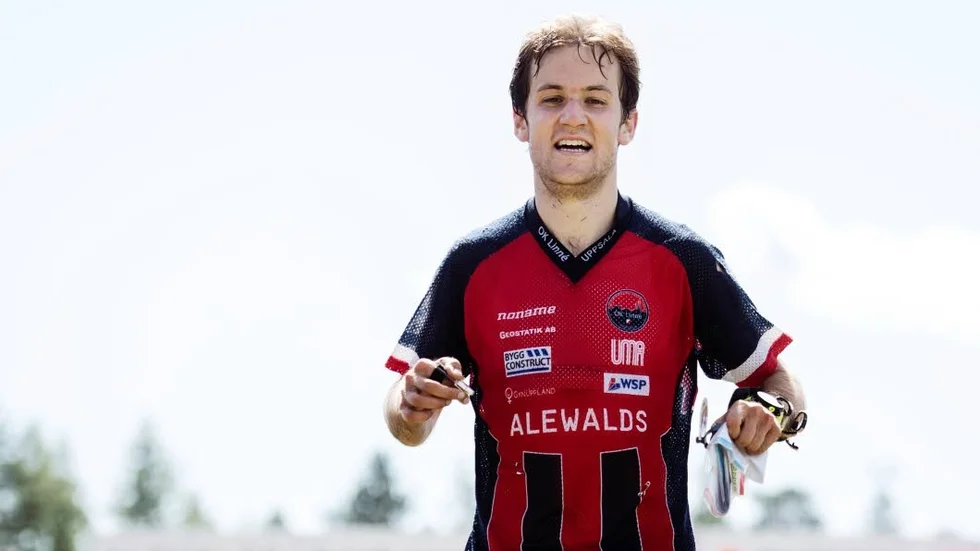 Albin Ridefelt från OK Linné kom sexa på medeldistansen på SM.