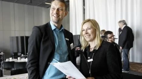 Stefan Pettersson och Tiina Mykkänen.