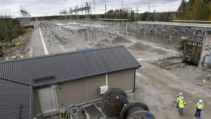 Ställverket utanför Forsmark där aktivisterna tog sig in.