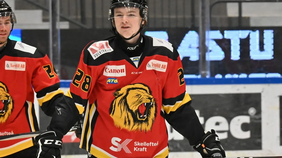 Lukas Lundin gjorde SK Lejons tröstmål.