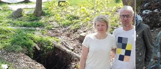 DRA I BILDEN: Se hur gruvhålet har förändrats