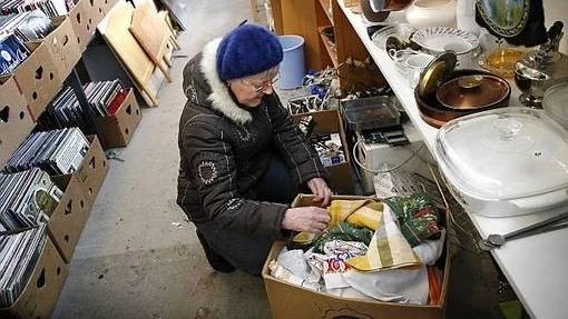 Elsy Lindström är en trogen kund på loppmarknader.