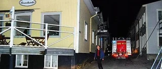 Brand på Strandhotellet i Öregrund