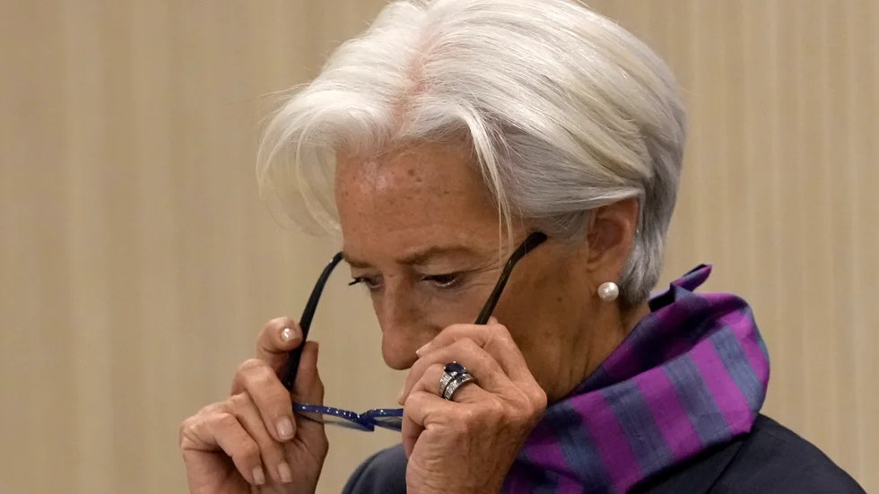 ECB-chefen Christine Lagarde bör vara beredd att både bromsa inflationen och stimulera tillväxten, enligt ECB:s chefsekonom. Arkivbild.