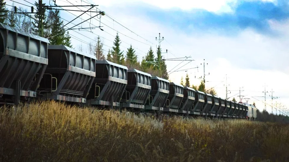 Medan malmvagnarna går som tåget stannar andra delar av samhället av, menar Bitte på besök i sin gamla hemstad.