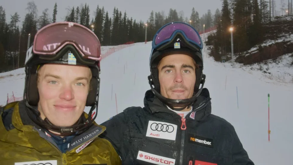 Hannes Grym, Boden (till vänster) och Gustav Lundbäck, Luleå.