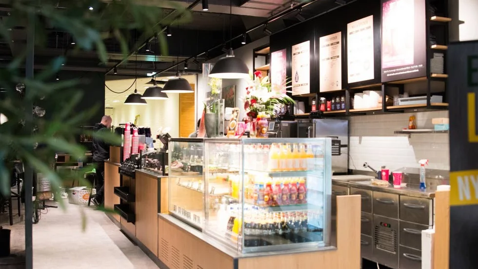 Nya Wayne's Coffee i Strand Galleria.