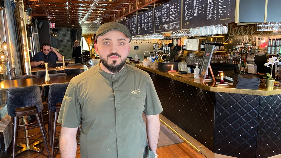Younan Margos på Joan's i Vingåker. 