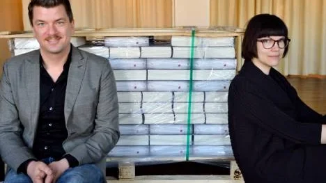 Mats Strandberg och Sara Bergmark Elfgren.