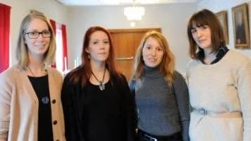 Sara Åkerfeldt, Annika Engman, Katarina Aslanido och Stephanie Thurow är initiativtagare till Flea Market Delux som äger rum på söndagen på Smålands nation.