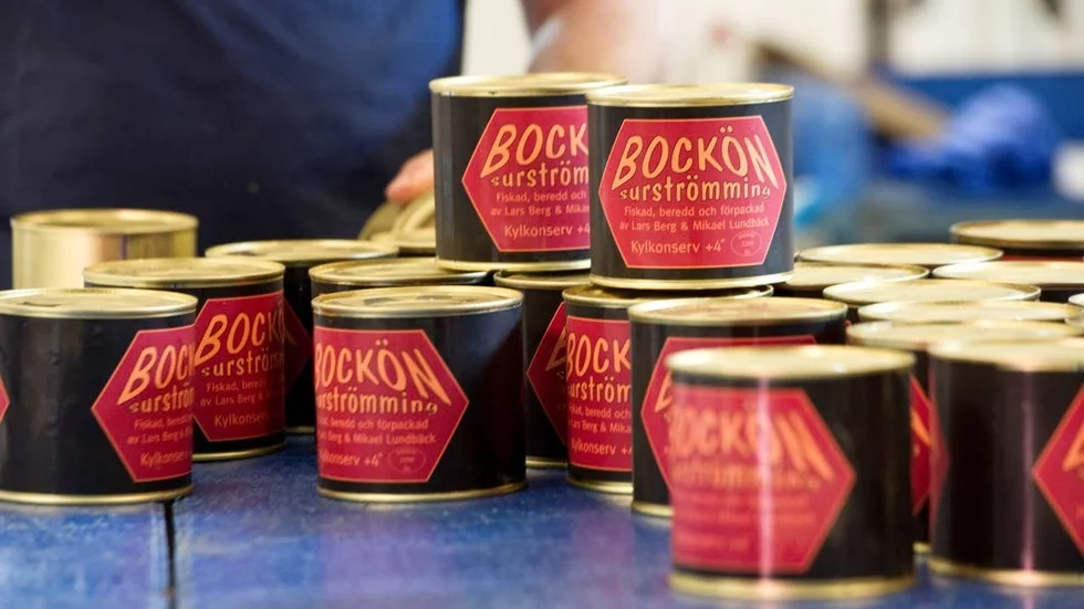 Bocköns surströmming har gjort stor succé. Burkarna brukar ta slut på några dagar.