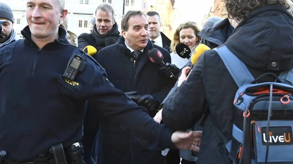Omröstning. På onsdag föreslår talmannen Andreas Norlén Stefan Löfven (S) som statsminister.