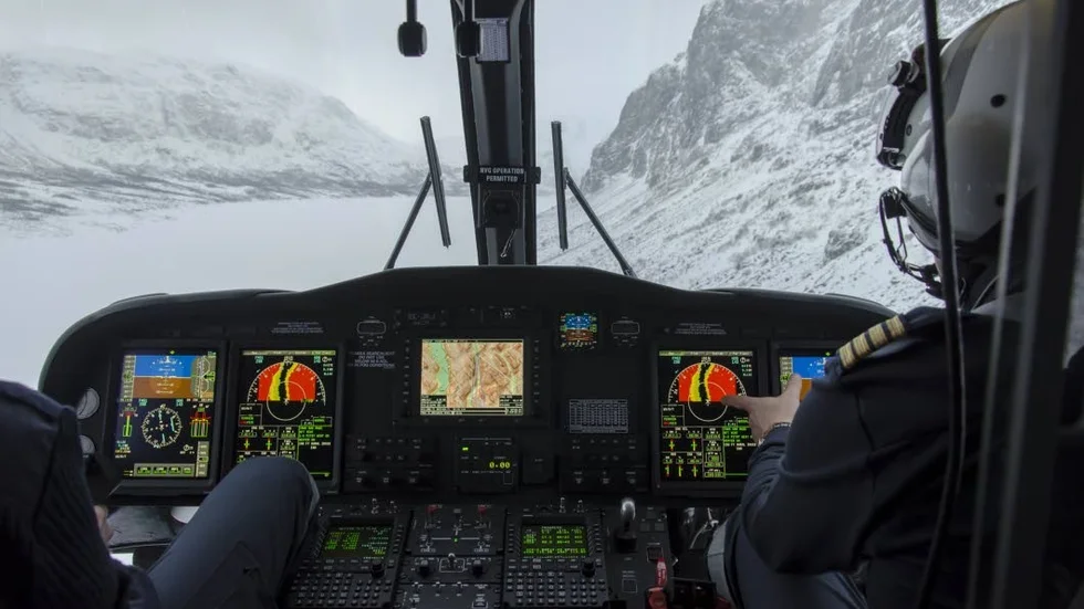 Under elva veckor i vinter kommer Sjöfartsverkets helikopterbesättningar att öva i högalpin terräng i Lapplandsfjällen. En av helikoptrarna kommer under utbildningstiden att utgå från Kiruna.