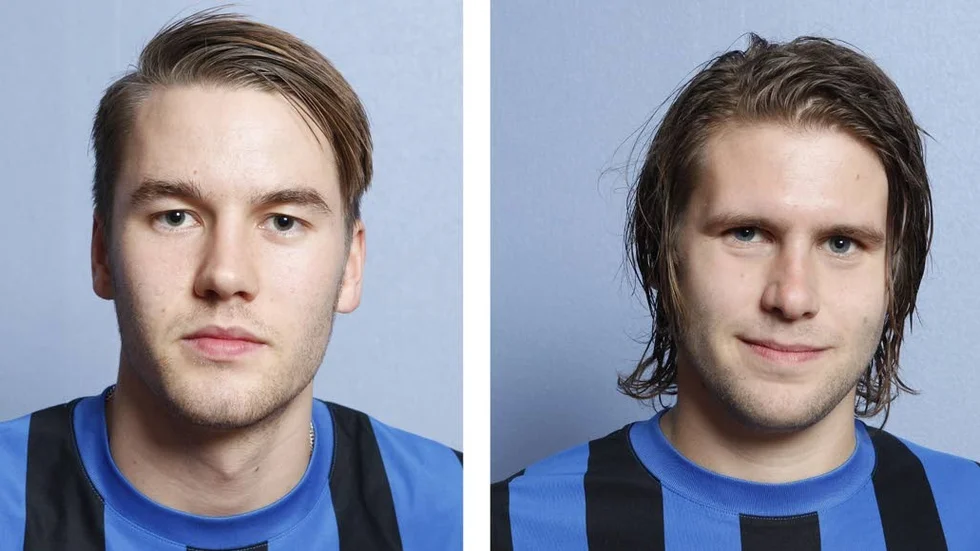 Johan "Junior" Eriksson och Johan "Senior" Eriksson när de spelade ihop i Sirius.