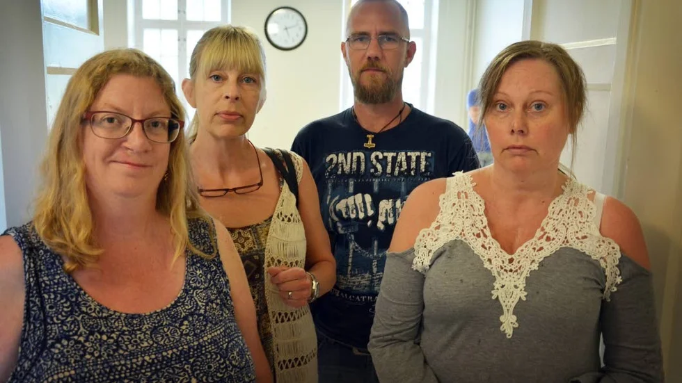 Carina Nilsson, Lena olsson, Fredrik Norrby och Ulrika Sundlöv är några av föräldrarna till barn på Sjöstadens friskola.