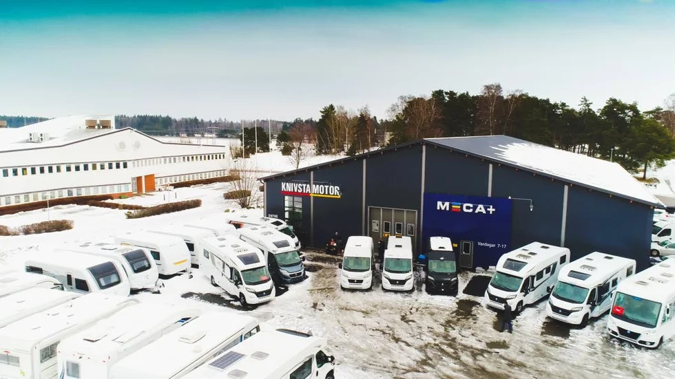 Knivsta Motor tjänar på den ökande husbildförsäljningen.