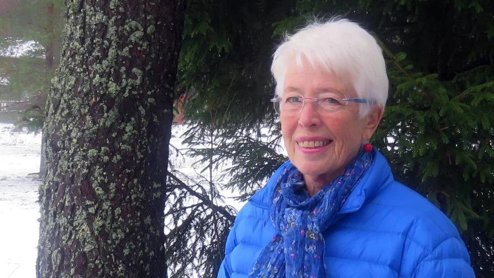 Ute i naturen. Här trivs Kerstin Riedel som allra bäst.