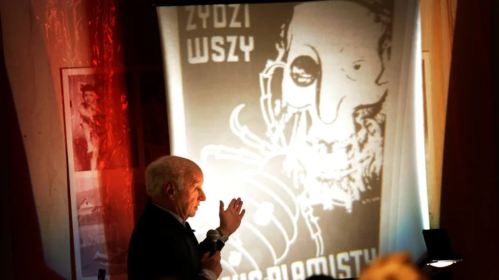 Tillbaka i Håbo. Piotr Zettinger vid ett tidigare besök i Bålsta på Förintelsens minnesdag.