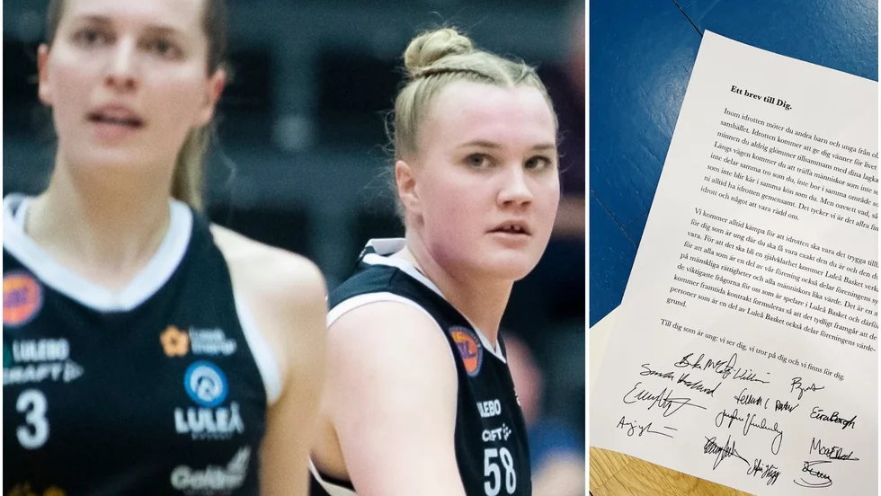 Ellen Nyström och Allis Nyström är två av spelarna som engagerat sig i uppropet för alla människors lika värde.