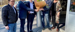 Årets Katrineholmsföretagare överraskades på jobbet