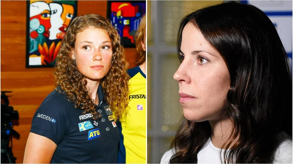 Hanna Öberg och Charlotte Kalla var besvikna över att Sverige gick miste om att få arrangera OS 2026.
