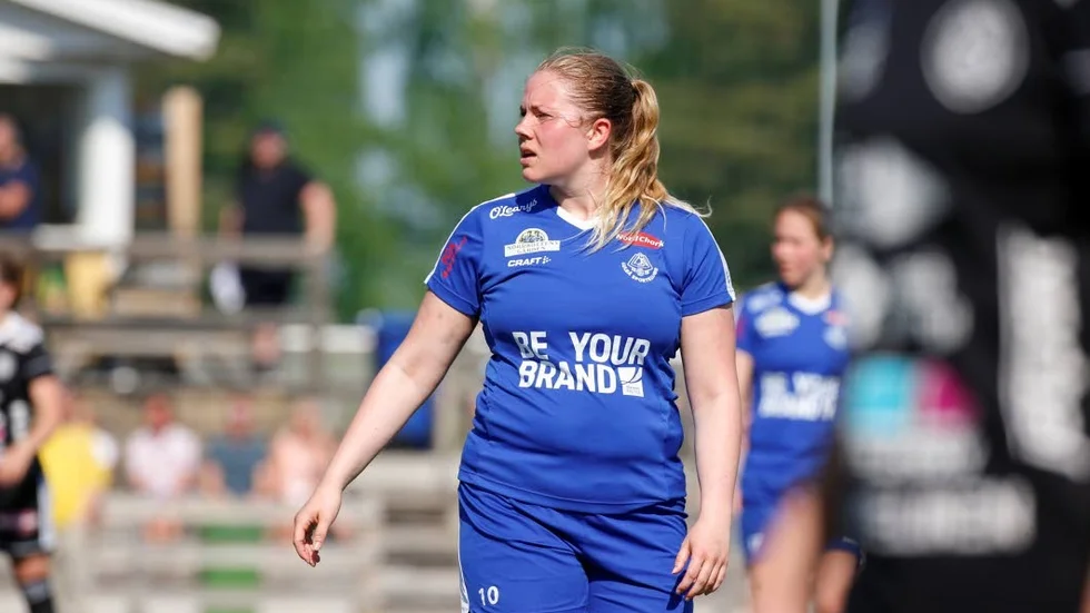 Sandra Landström fick se sitt Luleå SK förlora med 2–4 mot Själevad.