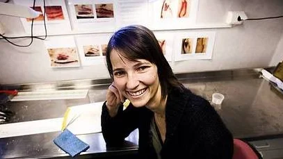 Martina Blass trivs jättebra i Öregrund.