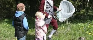 Kunnig guide vid Ledskärsinvigning