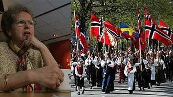 Norskfödda Liv Hahne jämför syttende maj med julafton.