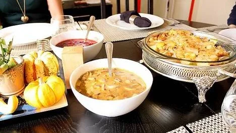 Thanksgivingmiddagen är en viktig högtid i USA, här i vegansk tappning från Kalifornien.