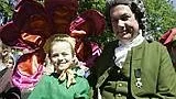 Juliette Giertz-Olohan, 9 år var en av eleverna som pratade med Carl von Linné.
