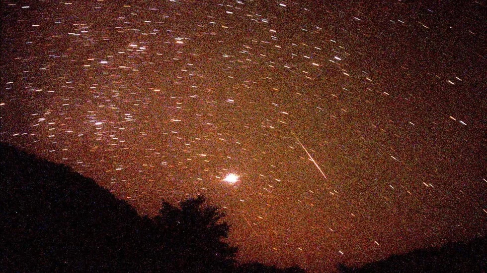 Så här vackert kan ett meteorregn vara.