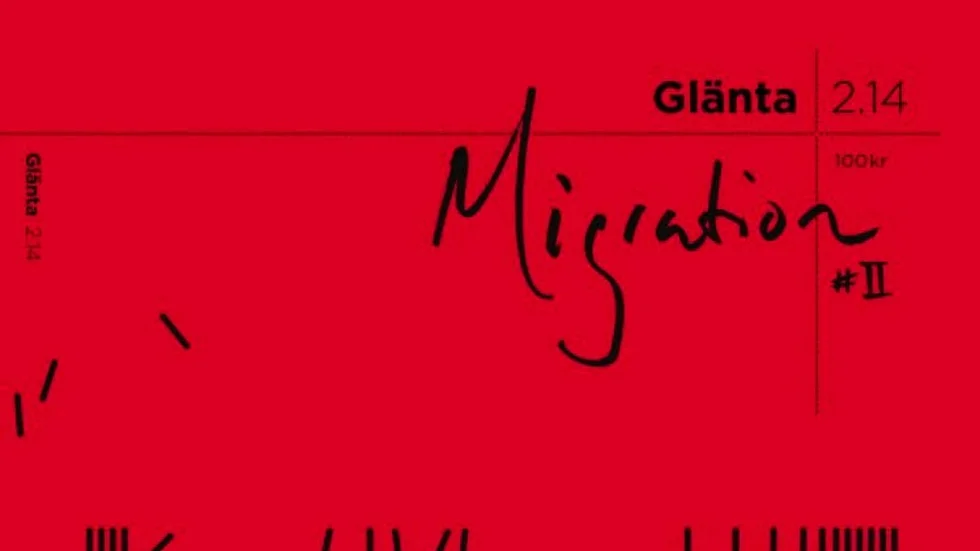Glänta 2.14. Andra numret om migration.