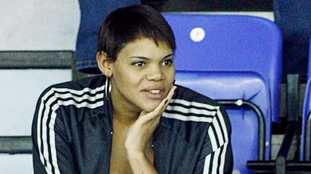basket damer Sallen - Telge basket : spelare i publiken