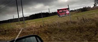 Knivstaskylt stör E 4-bilisterna
