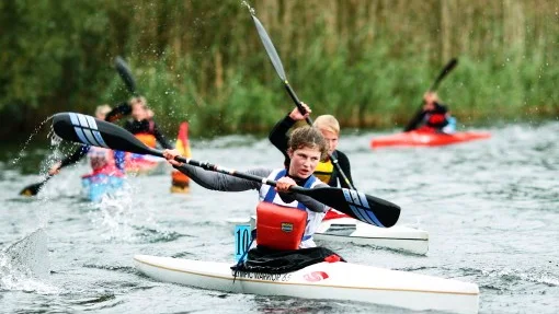 Eva Lagrange paddlade hem ett guld på nordiska mästerskapen.