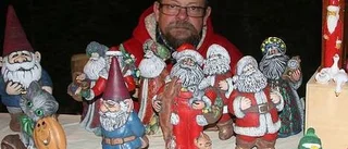 Historiska vingslag på julmarknad